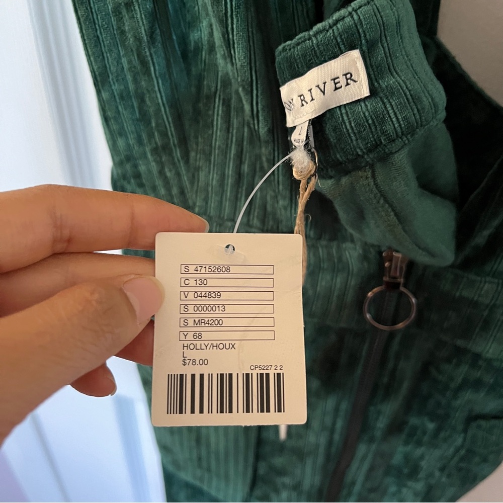 Urban Outfitters Deep Green Velvet Mini Dress - Picture 3 of 5